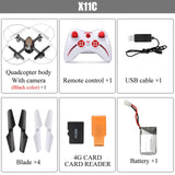 Syma X11C 4CH 2.4GHz Mini RC Helicopter Drone with 2.0MP HD Camera Pocket Quadcopter  Aircraft X11 without Camera