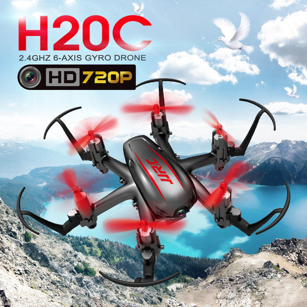 JJRC H20C with 720P 2MP Camera 2.4G 4CH 6Axis Headless Mode Nano Hexacopter RTF Mini Drone One Key Return Quadcopter